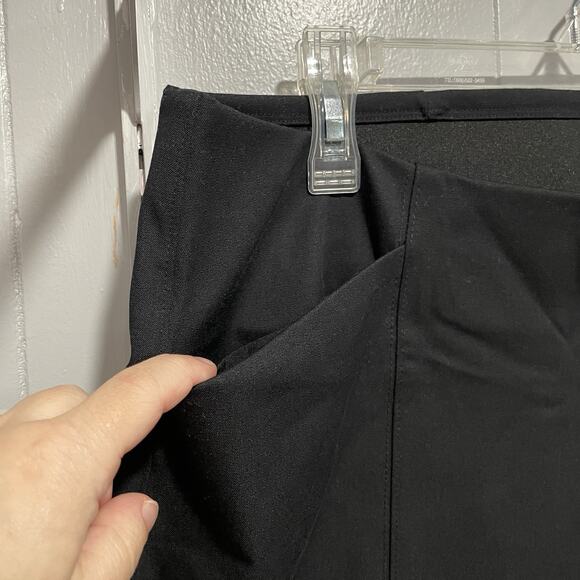 Old Navy Womens Pixie Super Wide Leg Pants Size XL Black Jack High Rise Pull On - Picture 5 of 8